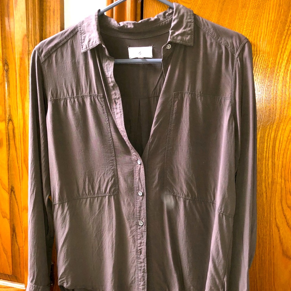 Button down super soft long sleeve shirt